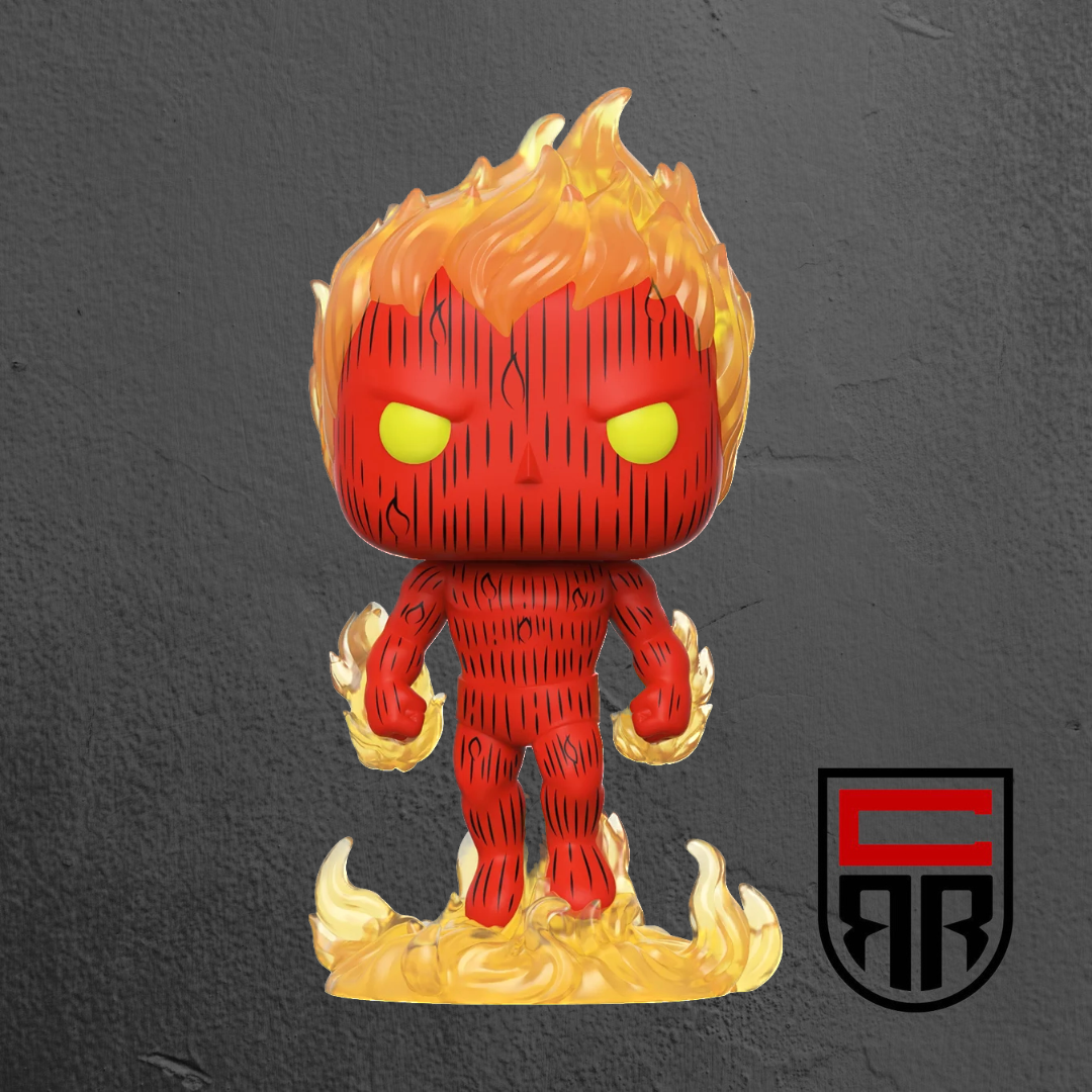 Funko Pop! Marvel Fantastic Four Human Torch Glow (Collector Corps Exclusive)