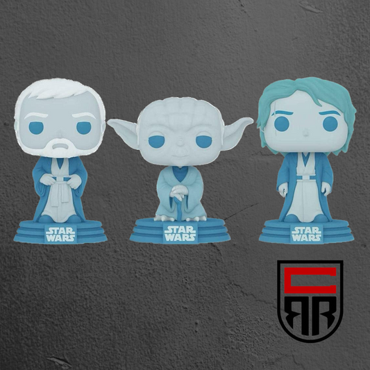 Funko Pop! Star Wars Anakin Skywalker / Yoda / Obi Wan Kenobi Glow Amazon Exclusive 3 Pack